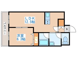 クレア西野の物件間取画像